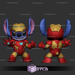 Super Basic STL Stich Ironman Multipart