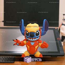 Super Basic STL Stich Ironman Multipart