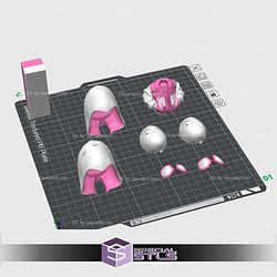 Super Basic STL Spider Gwen Urban Vibes Multipart