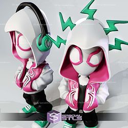 Super Basic STL Spider Gwen Urban Vibes Multipart