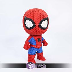 Super Basic STL Spiderman Knitted