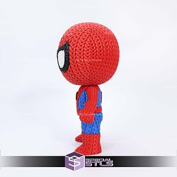 Super Basic STL Spiderman Knitted