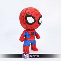 Super Basic STL Spiderman Knitted