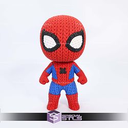 Super Basic STL Spiderman Knitted