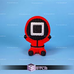 Super Basic STL Squid Game Soldier Knitted