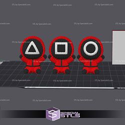 Super Basic STL Squid Game Soldier Knitted