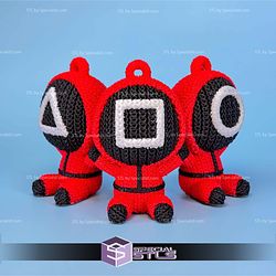 Super Basic STL Squid Game Soldier Knitted