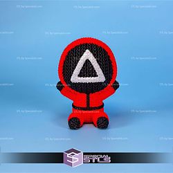 Super Basic STL Squid Game Soldier Knitted