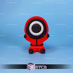 Super Basic STL Squid Game Soldier Knitted