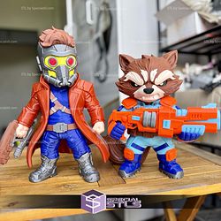Super Basic STL Star Lord Multipart