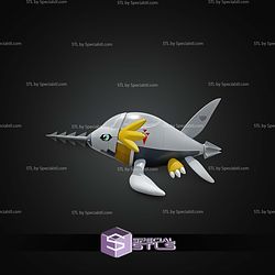 Super Basic STL Submarimon Digimon