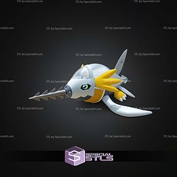 Super Basic STL Submarimon Digimon