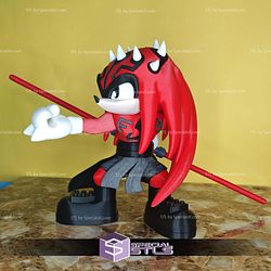 Super Basic STL The Red Sith Lord Darth Knuckles Multipart