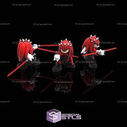 Super Basic STL The Red Sith Lord Darth Knuckles Multipart
