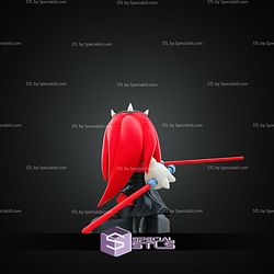 Super Basic STL The Red Sith Lord Darth Knuckles Multipart