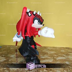 Super Basic STL The Red Sith Lord Darth Knuckles Multipart