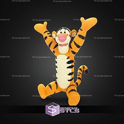 Super Basic STL Tigger Knitted