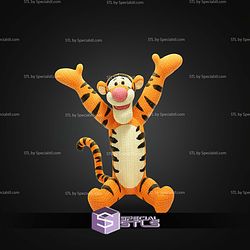 Super Basic STL Tigger Knitted