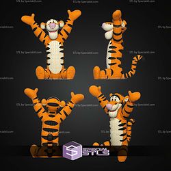 Super Basic STL Tigger Knitted
