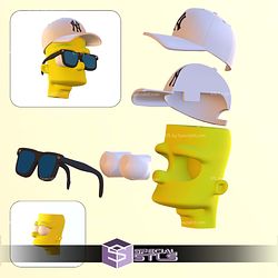 Super Basic STL Urban Bart Simpson Multipart