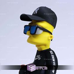 Super Basic STL Urban Bart Simpson Multipart