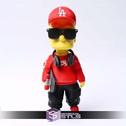 Super Basic STL Urban Bart Simpson Multipart