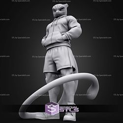 Super Basic STL Urban Mewtwo Multipart