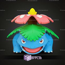 Super Basic STL Venusaur Multipart
