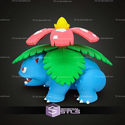 Super Basic STL Venusaur Multipart