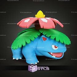 Super Basic STL Venusaur Multipart