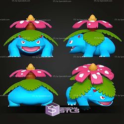 Super Basic STL Venusaur Multipart