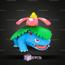 Super Basic STL Venusaur Multipart