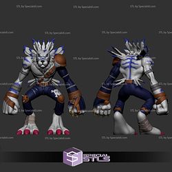 Super Basic STL Weregarurumon Digimon