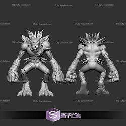 Super Basic STL Weregarurumon Digimon