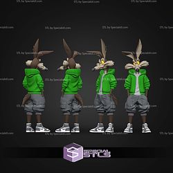 Super Basic STL Wile E Coyote Urban Street Multipart