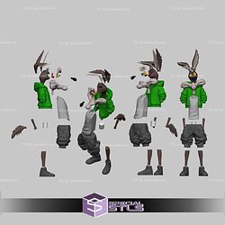 Super Basic STL Wile E Coyote Urban Street Multipart