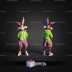 Super Basic STL Wile E Coyote Urban Street Multipart
