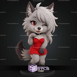 Super Basic STL Wolf girl furry