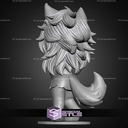 Super Basic STL Wolf girl furry