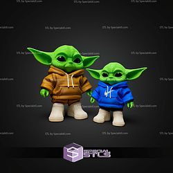 Super Basic STL Yoda Urban Multipart