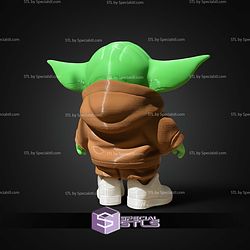 Super Basic STL Yoda Urban Multipart