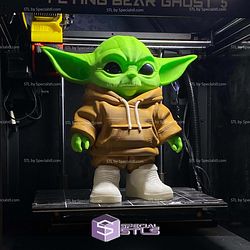 Super Basic STL Yoda Urban Multipart