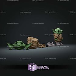 Super Basic STL Yoda Urban Multipart