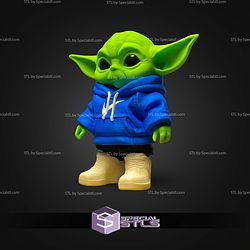 Super Basic STL Yoda Urban Multipart