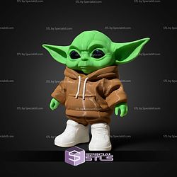 Super Basic STL Yoda Urban Multipart