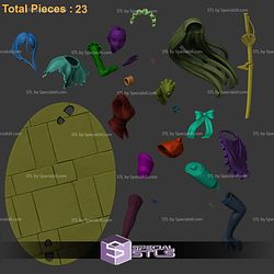 Sylpha Langlis from Anime 154mm STL Files