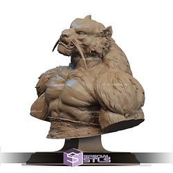 Tai Lung Detail Version Bust STL Files