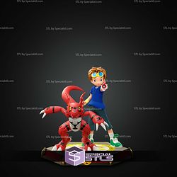 Takato and Guilmon V2 STL Files