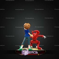 Takato and Guilmon V2 STL Files