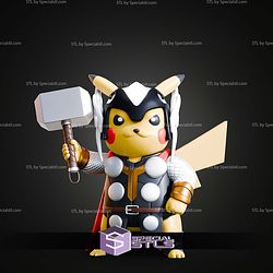 Thor Pikachu Mashup STL Files
